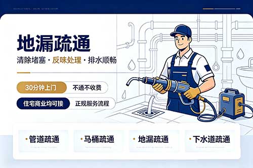 兰州地漏疏通